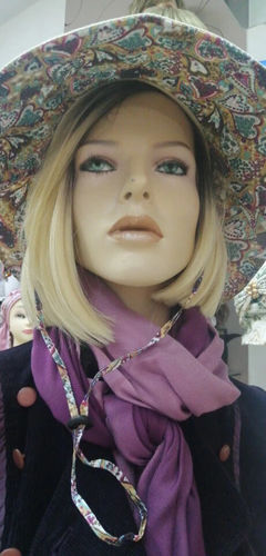 Customer photo review of Foldable Button Brim Hat