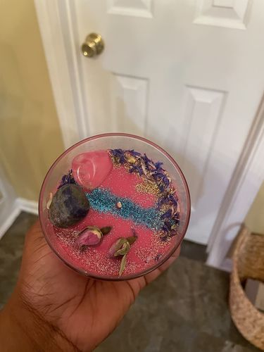Customer photo review of Manifest That $h*t Limited Edition Manifestation Candle- Alchemy - Rapid Manifestation
