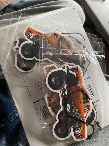 Customer photo review of Four Custom Air Fresheners