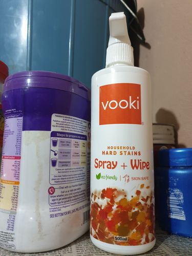 Customer photo review of Household Hard Stains Spray+ Wipe
