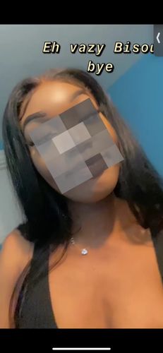 Customer photo review of Black invisible long straight hair