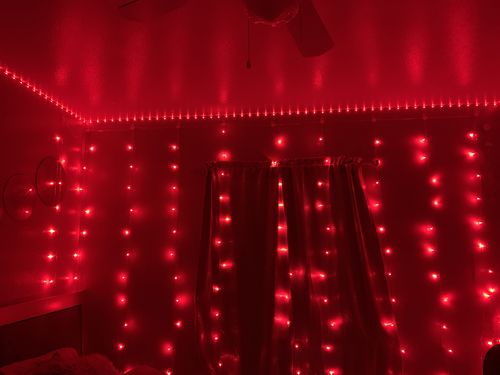 Customer photo review of DormVibes Color Changing Wall Lights