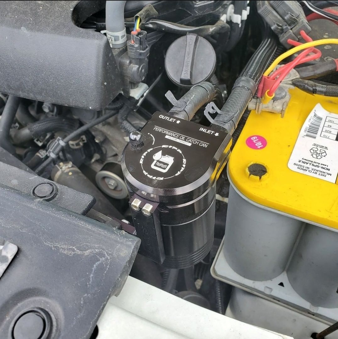 Customer photo review of Toyota Tacoma Catch Can - Air/Oil Separator