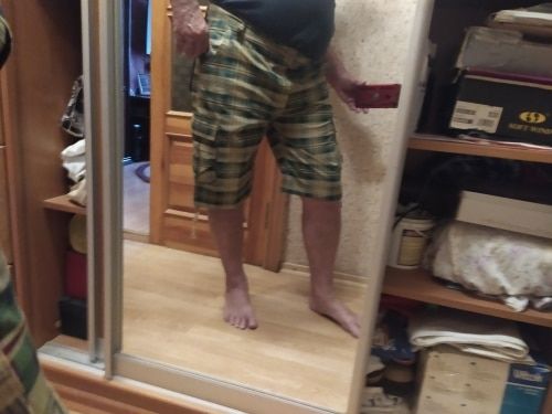 Customer photo review of Men's cargo shorts