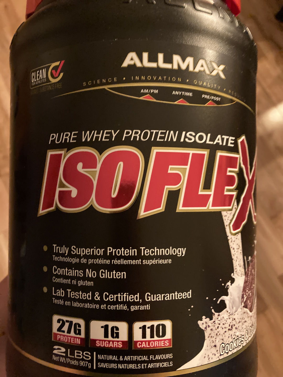 Customer photo review of Allmax Nutrition - Isoflex 2lb