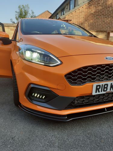 Customer photo review of Fiesta MK8 ST/ST Line "Race" Style Fog Light Armour