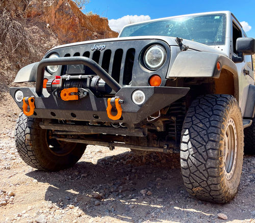 Customer photo review of Rock Crawler Front & Rear Bumper for 07-18 Jeep Wrangler JK Bumpers