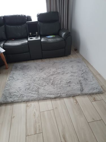 Customer photo review of Covor Pufos Rabbit Silver Silky Ultra-soft 3 cm  Cod RA-011