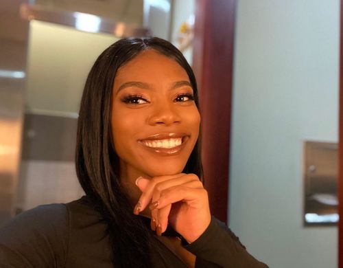 Customer photo review of Black invisible long straight hair