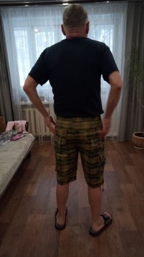 Customer photo review of Men's cargo shorts