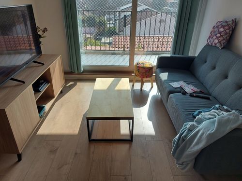 Customer photo review of Mesa de Centro MIMA 100 Rectangular NEGRA