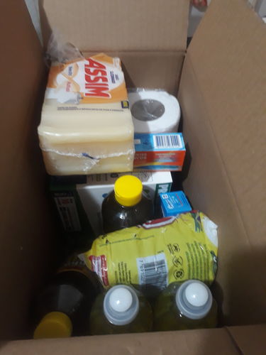 Customer photo review of Cesta Kit Limpeza Plus