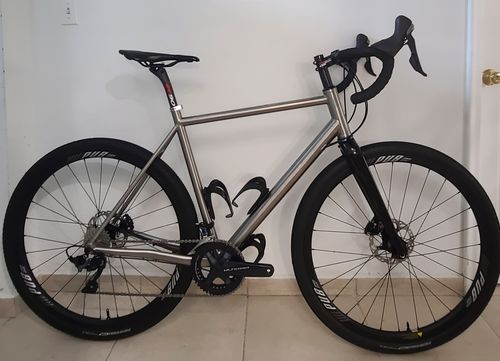 Customer photo review of Basswood Titanium Frameset