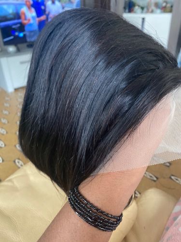 Customer photo review of Straight Soft Bob Wig for Black Women【FREE SHIPPING】
