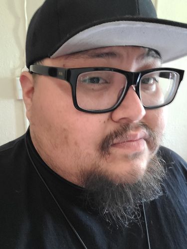 Customer photo review of Blank Snapback - Black