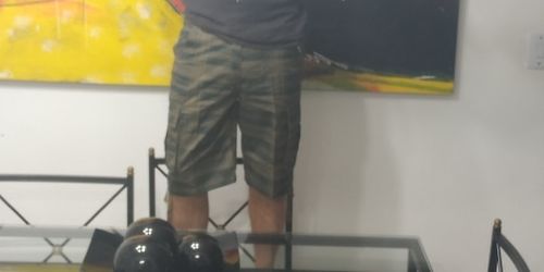 Customer photo review of Men's cargo shorts