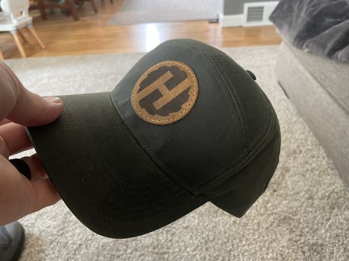 Customer photo review of Waxed Canvas Leather Patch Hat (LIMITED)