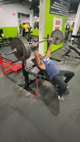 Customer photo review of Personal Record Cut-off Tank-PR301- Blue Stone