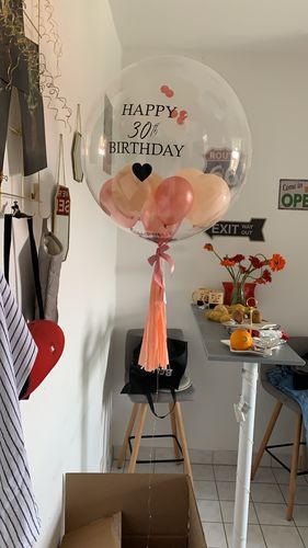 Kundenbewertung mit Foto zu Nude Designer Ballon