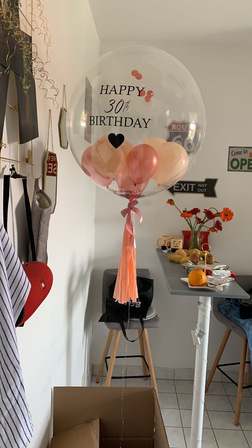 Customer photo review of Nude Designer Ballon