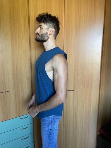 Customer photo review of Sports Vest - Blu Acceso