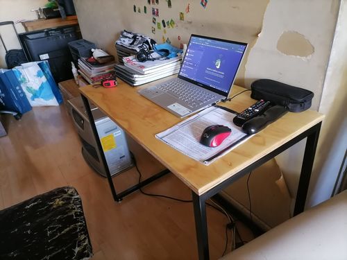 Customer photo review of Escritorio MIMA 90 x 50 Negro