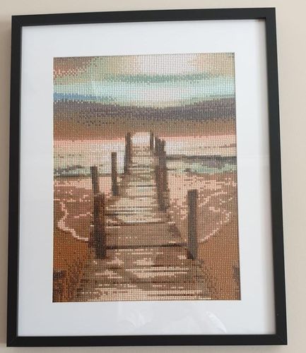 Customer photo review of Puesta de sol en la playa