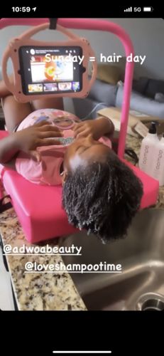 Customer photo review of Shampoo Mat Deluxe