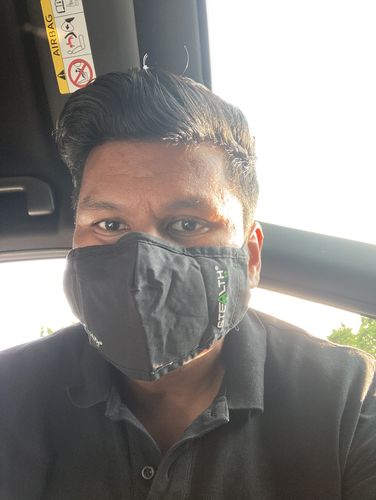 Customer photo review of Stealth 95 Face Mask