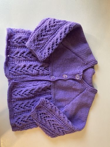 Customer photo review of Baby Mystery Knitting Box