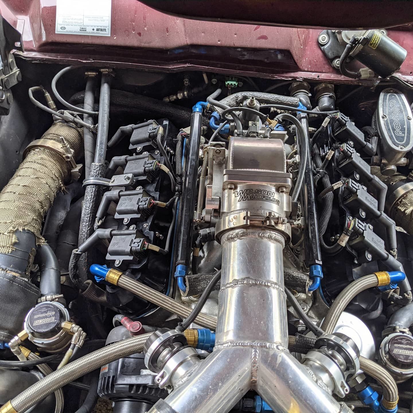Customer photo review of Motion Raceworks Billet SBF Valve Covers (Black Anodized) 38-110