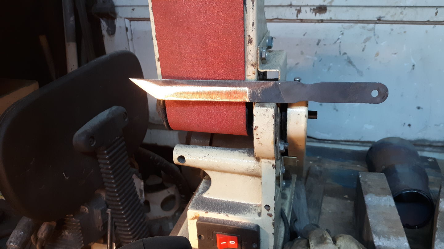Customer photo review of 4" x 36" Sanding Belts for Stock Removal
