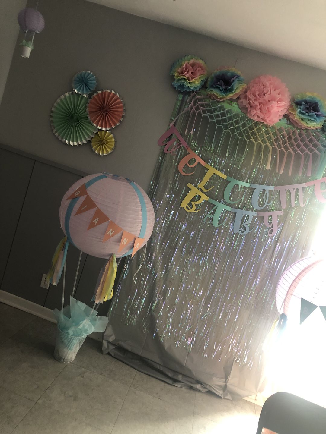 Customer photo review of 24" Peach / Orange Coral Round Paper Lantern, Even Ribbing, Chinese Hanging Wedding & Party Decoration