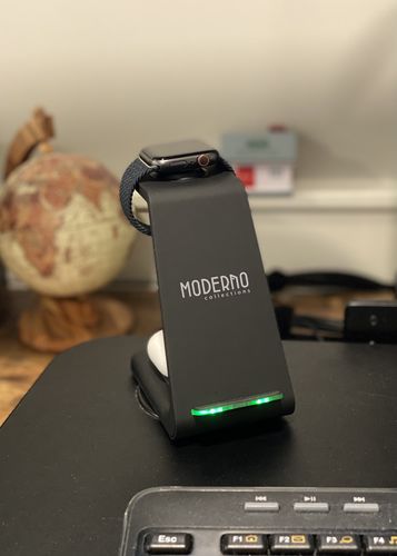 Customer photo review of Premium 3 in 1 Fast Wireless Charging Stand for iPhone, Apple Watch & AirPods