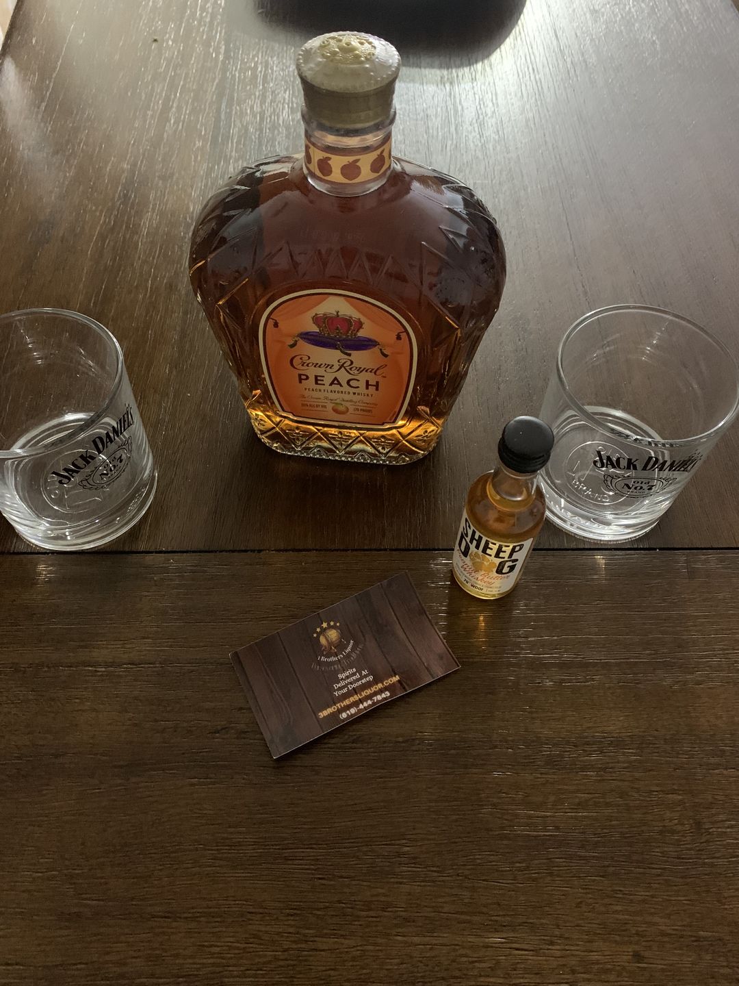 Customer photo review of Jack Daniel Duo Whiskey Glass Set (2 Glass Sets)