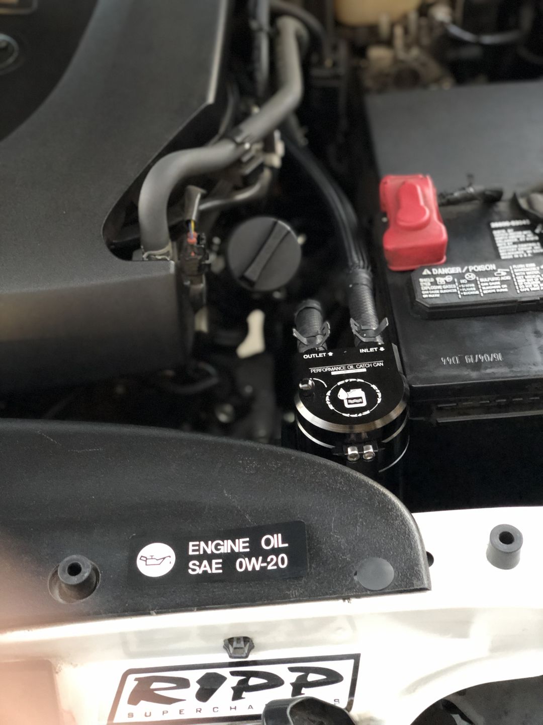 Customer photo review of Toyota Tacoma Catch Can - Air/Oil Separator