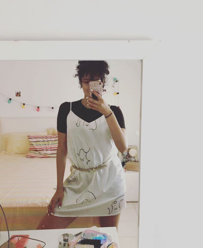 Customer photo review of The Dream Collection Slip Dress - Ivory