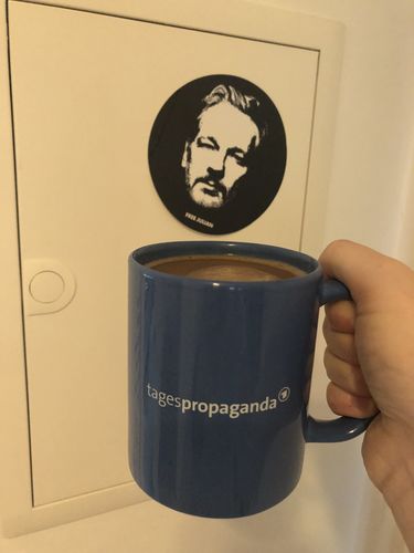 Customer photo review of GROSSE STICKER / AUFKLEBER • FREE JULIAN (10 STK.)