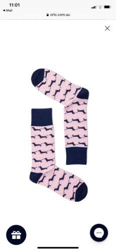 Customer photo review of Pink Stripe Dachies