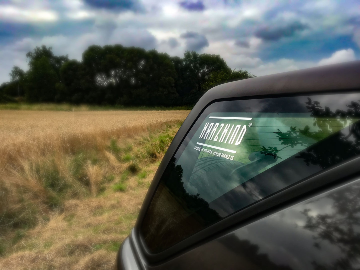 Customer photo review of HARZKIND Autoaufkleber