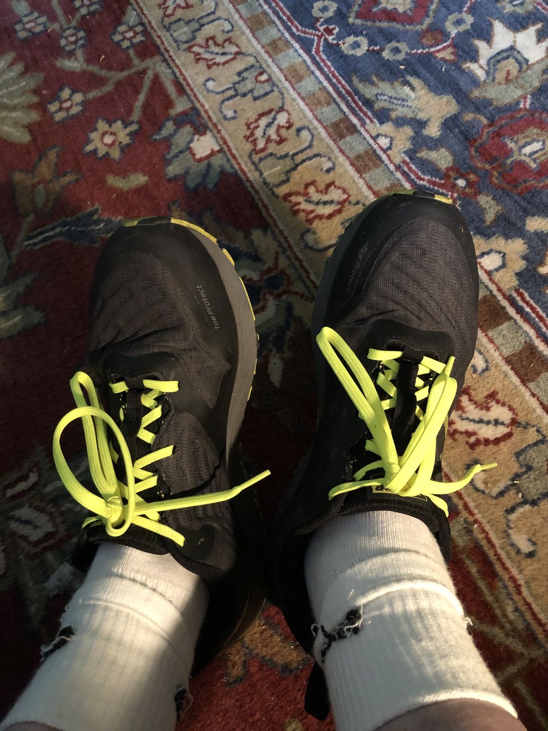 Customer photo review of Flat Standard Shoe Laces - Solids