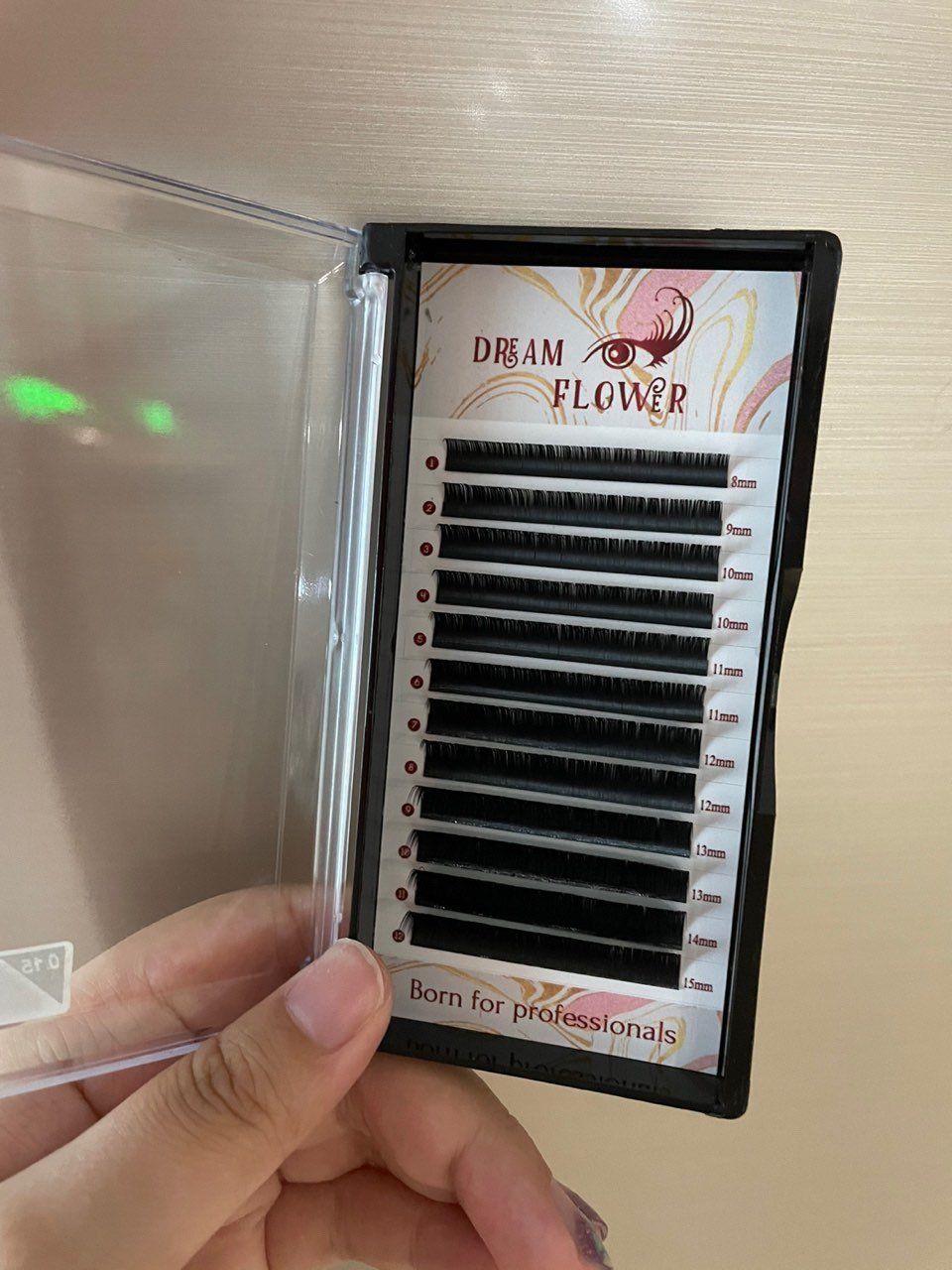 Customer photo review of Classic Eyelash Extension 0.15mm