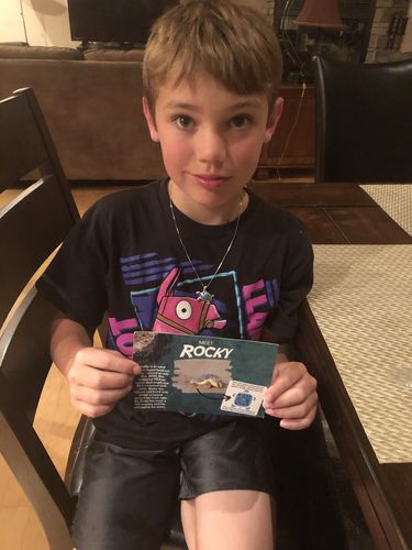 Customer photo review of Save a Turtle Necklace