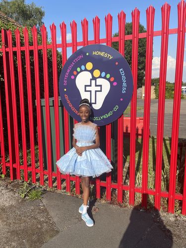 Customer photo review of Isla dress (Blue)