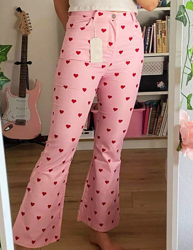 Customer photo review of Love Bites Flare Trousers