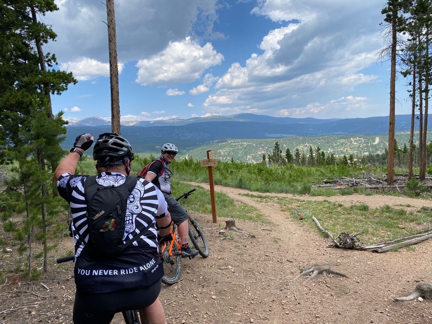 Customer photo review of Day Of The Dead Skull Cycling Jersey