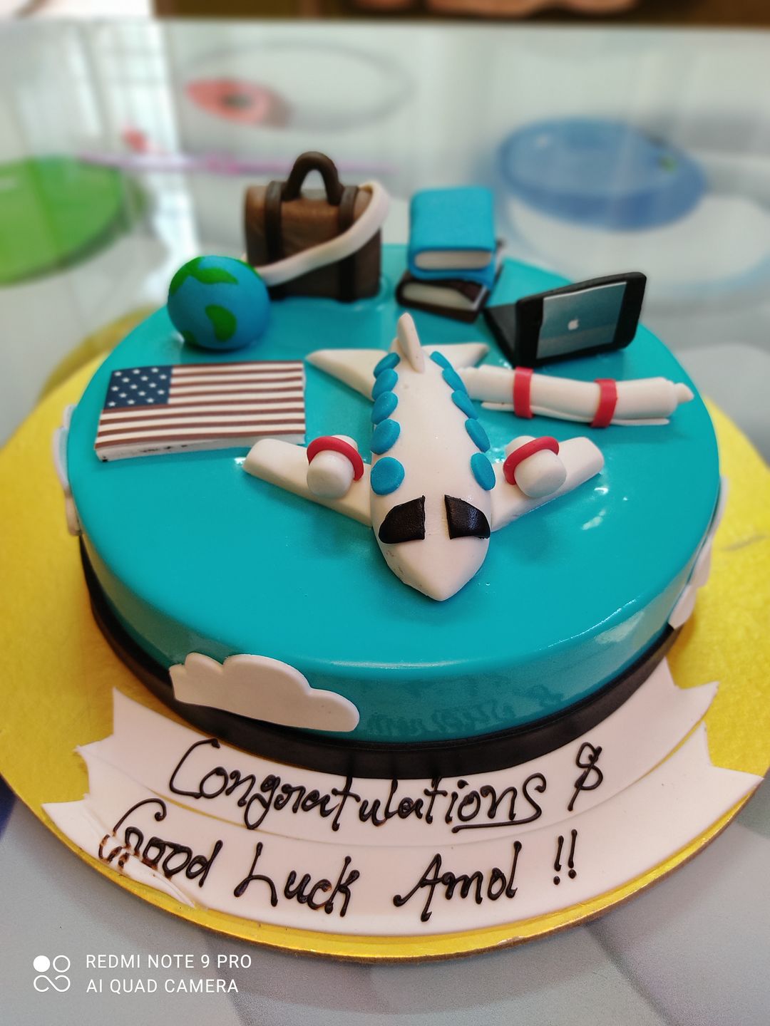 Customer photo review of Farewell USA Cake