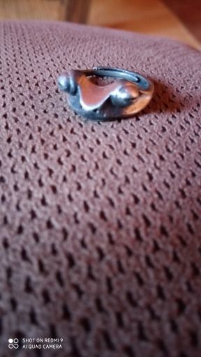 Customer photo review of Silver Frog Ring