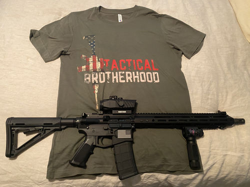 Customer photo review of OG 5 - Tactical Brotherhood Official T-Shirt