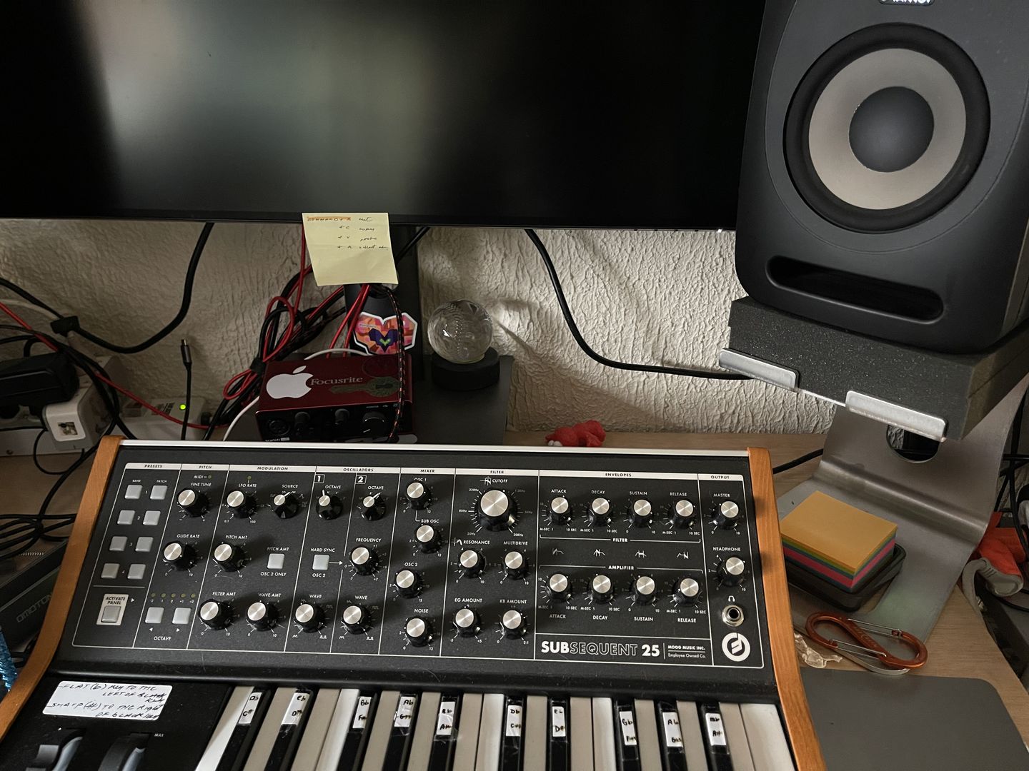 Customer photo review of SOUNDRISE PRO-9 Studio Monitor Stands 9" | Made in USA | Pair - Raw